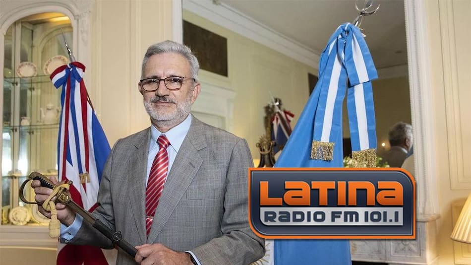 Martín Jaureguiberry, Guerra de Malvinas, Radio Latina