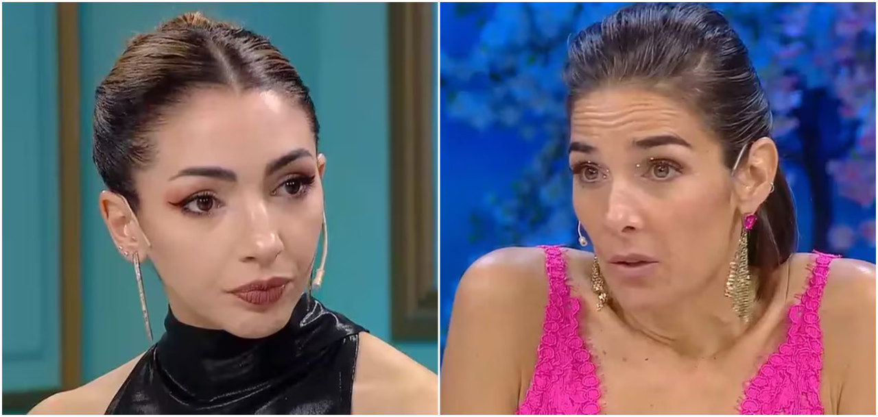 Thelma Fardin y Juana Viale. Fotos: captura eltrece.