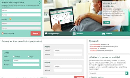 Geneanet, web para saber el origen de mi apellido. Foto: caputra
