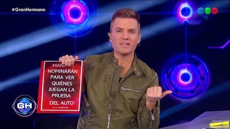 El anuncio de Santiago del Moro. Foto: captura Telefe.