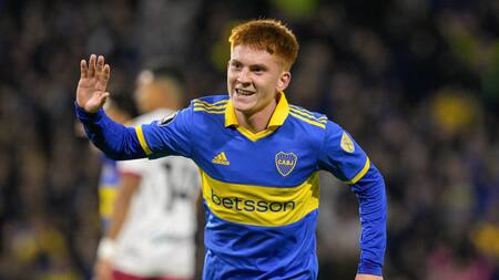 Valentín Barco se despidió de Boca. Foto: NA.