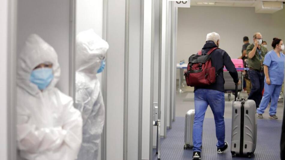 Vuelos internacionales, Coronavirus en Argentina, aeropuerto de Ezeiza, NA