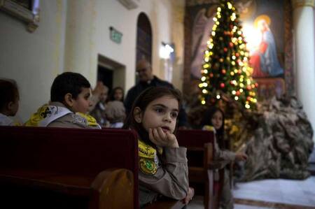 Festejos Navidad, Franja de Gaza, REUTERS