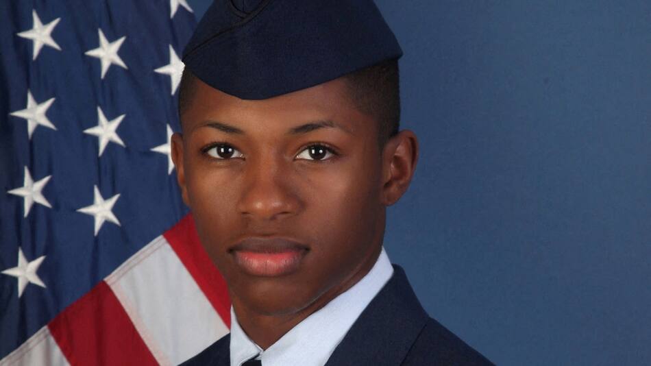 Roger Fortson, de 23 años, fue abatido por la Policía Federal de EEUU. Foto: Reuters