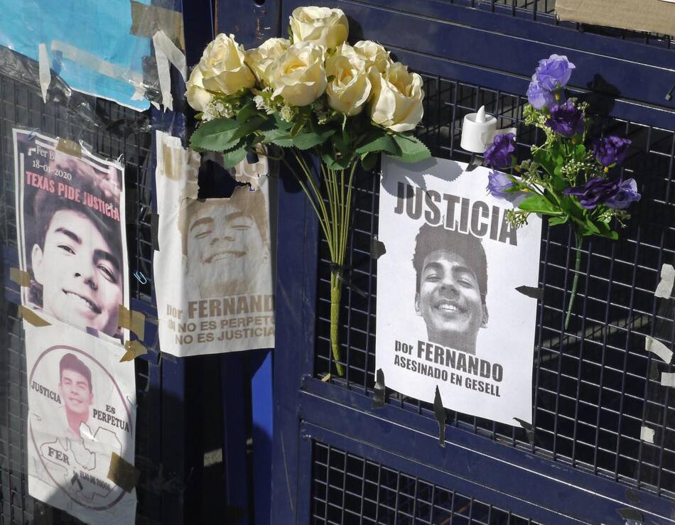 Pedido de justcia por Fernando Báez Sosa. Foto: NA