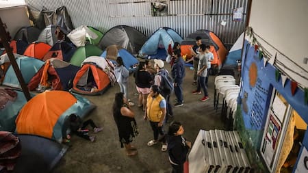 La frontera norte de México alista 25 albergues nuevos para recibir deportados por Trump. Foto: EFE.