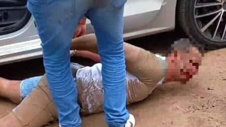 El gendarme detenido en Salta. Foto: La Nación.