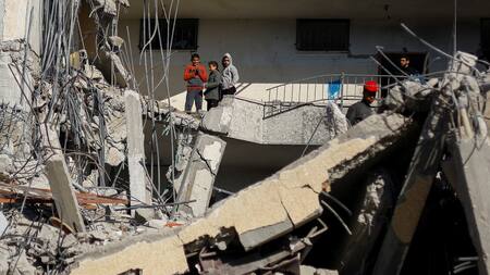 Destrucción en la Franja de Gaza. Foto: Reuters.