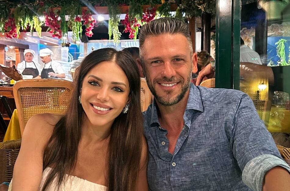 Evangelina Anderson y Martín Demichelis. Foto: Instagram.