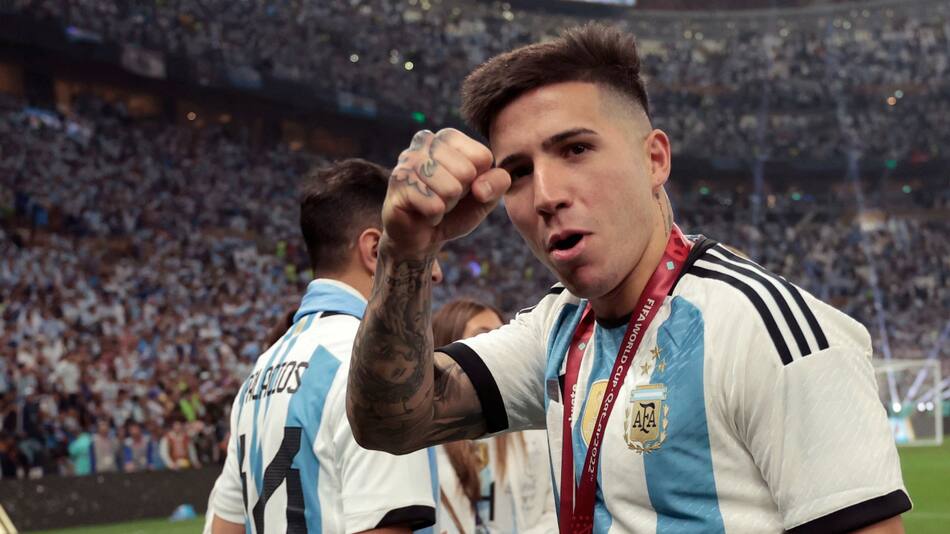 Enzo Fernández. Foto: EFE