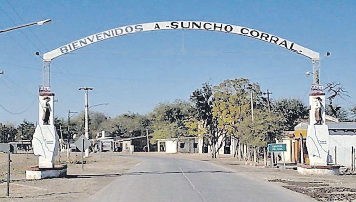 Entrada al pueblo de Suncho Corral donde ocurrió el hecho