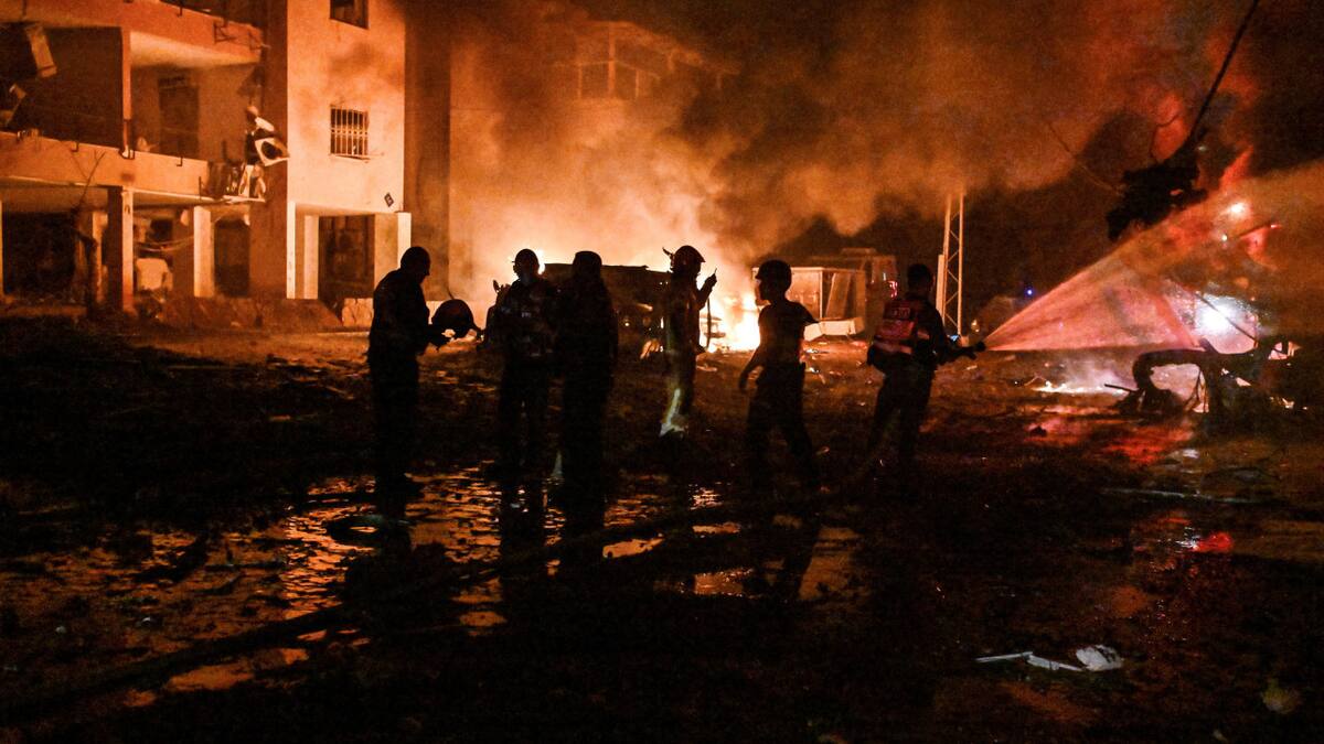Ataque de Irán contra Israel. Foto: Reuters/Rami Shlush