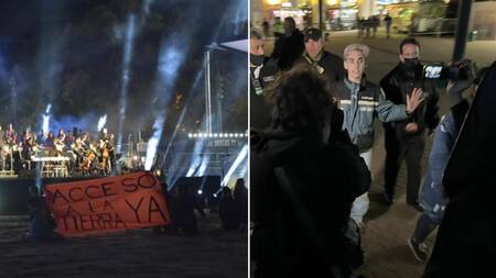 Un grupo de activistas interrumpieron la Exposición Rural.