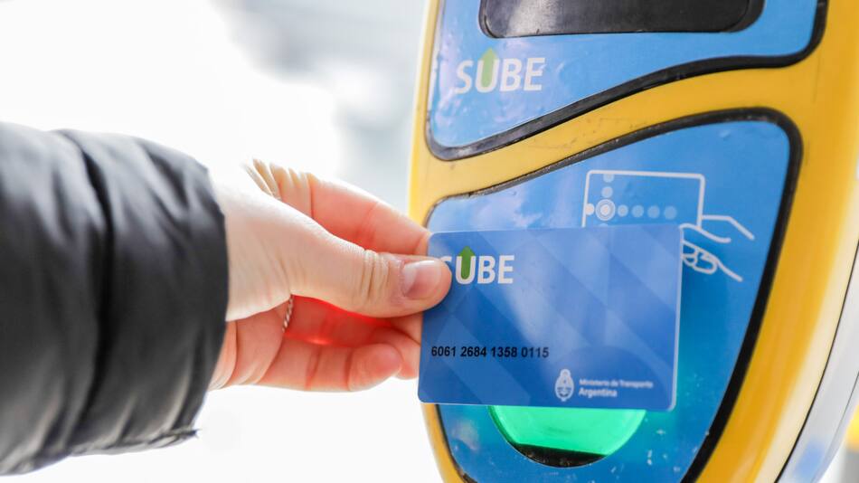 Tarjeta SUBE. Foto: NA