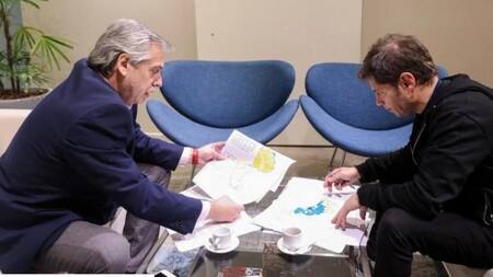 Axel Kicillof y Alberto Fernández