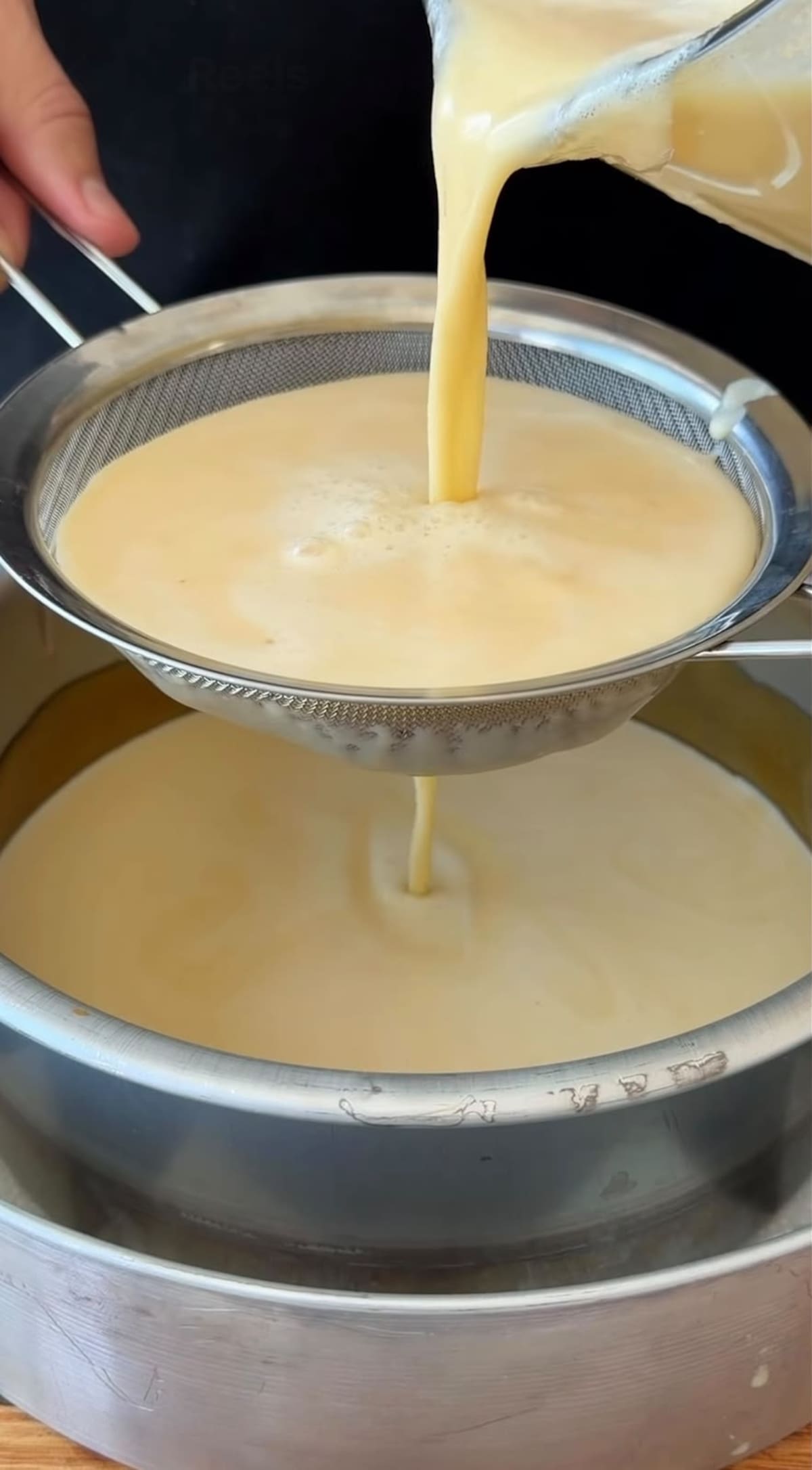 Flan de medialuna; receta; viral.