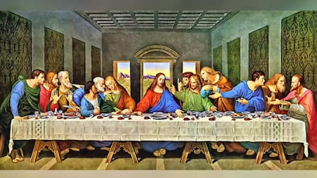 Última cena de Leonardo Da Vinci