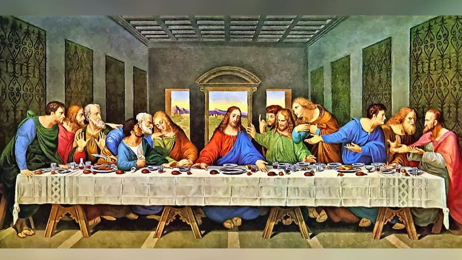 Última cena de Leonardo Da Vinci