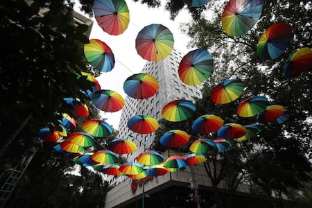 Preparativos de la 44° marcha LGBT en México, EFE