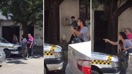 Mujer acosada por taxista