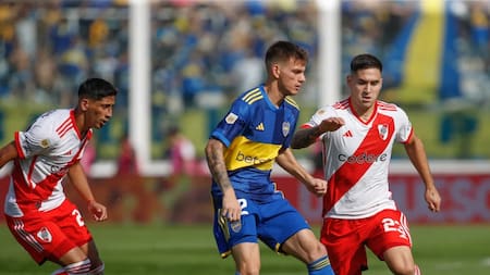 Boca y River, fútbol argentino. Foto: NA