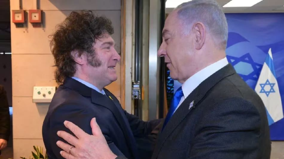 Javier Milei y Benjamin Netanyahu