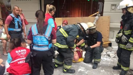 Recoleta - Caída de balcón