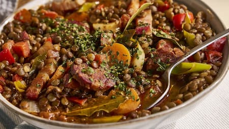 Guiso de lentejas. Foto: Alicante