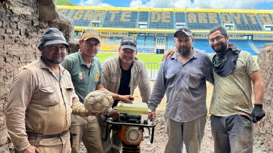 El descubrimiento en el Gigante de Arroyito. Foto: X @RosarioCentral