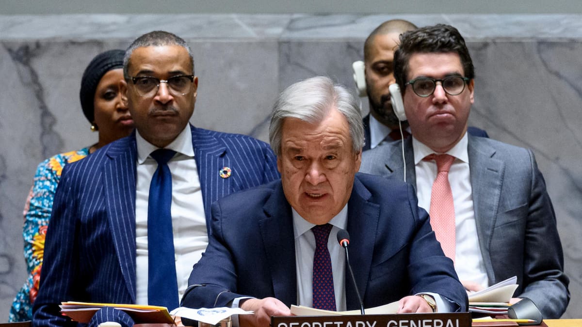 Antonio Guterres, secretario general de la ONU. Foto: EFE