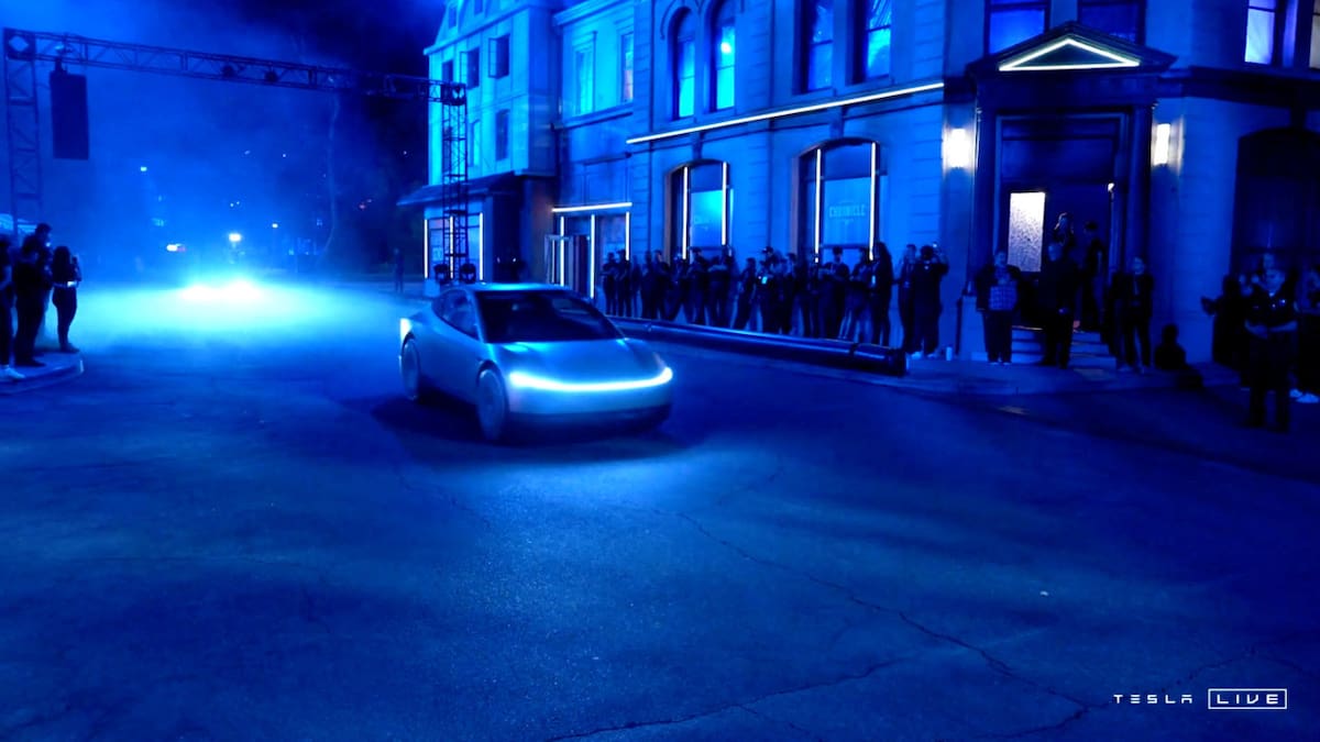 Cybercab, el taxi sin conductor de Tesla. Foto: Reuters.
