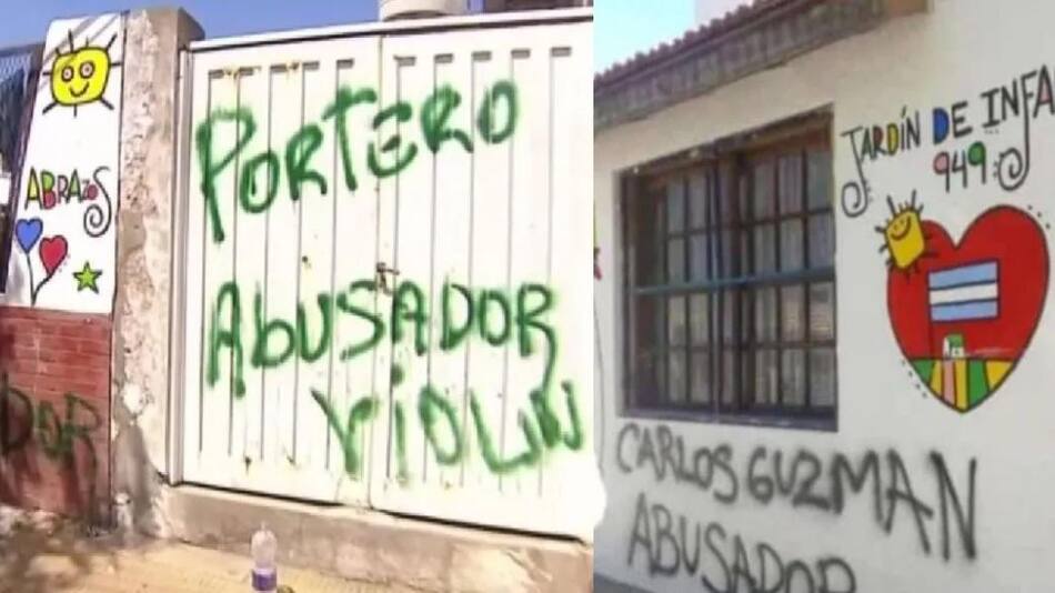 La fachada del jardín donde trabajaba el portero denunciado. Foto: NA