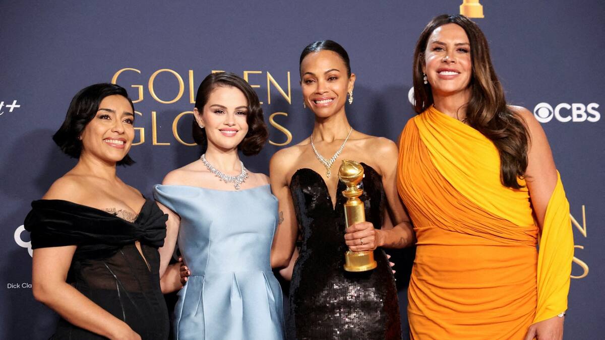 Elenco de Emilia Pérez. Foto: Reuters/Mario Anzuoni