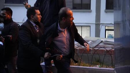 Luis Fernando Camacho, detenido. Foto: EFE.