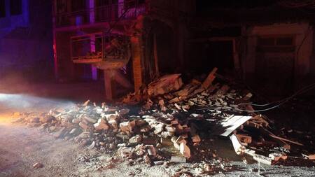 Trágico terremoto en China. Foto: EFE.