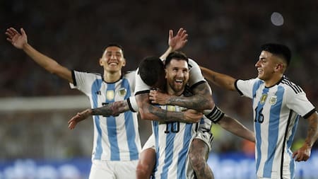 Lionel Messi vs Panamá, amistoso. Foto: REUTERS
