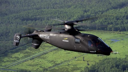 Helicóptero Sikorsky S-97, en el cual se basaba el Raider X.