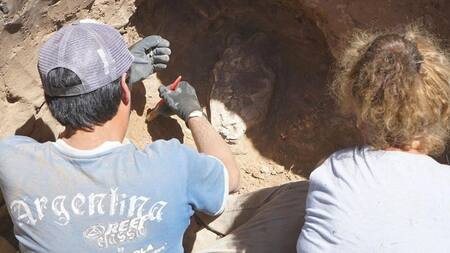 Hallazgo arqueológico en Necochea. Foto: Necocheanet.