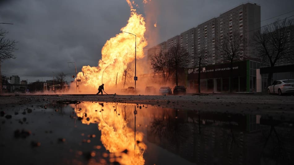 Ataque de Rusia a Ucrania. Foto: EFE.