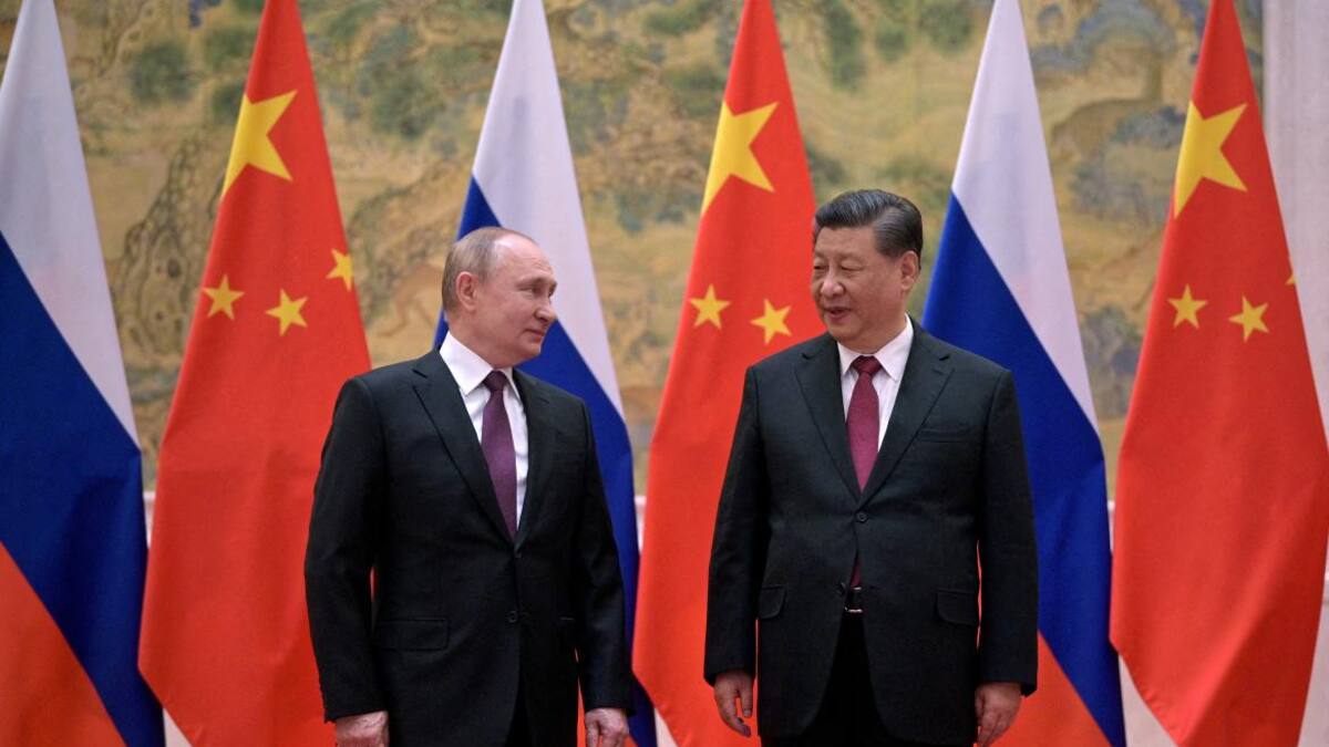 Vladimir Putin y Xi Jinping. Foto: REUTERS.