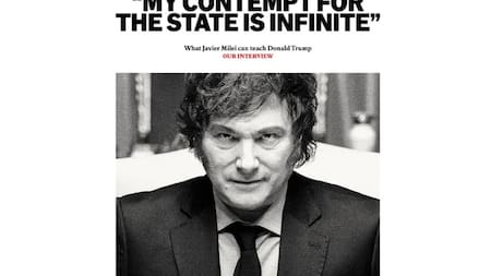 Javier Milei llegó a la tapa de The Economist: de lecciones a Donald Trump a un "desprecio infinito" por el Estado