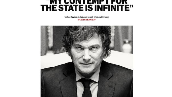 Javier Milei llegó a la tapa de The Economist: de lecciones a Donald Trump a un "desprecio infinito" por el Estado