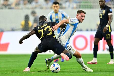 Alexis Mac Allister, Selección Argentina, Copa América 2024. Foto: Reuters.