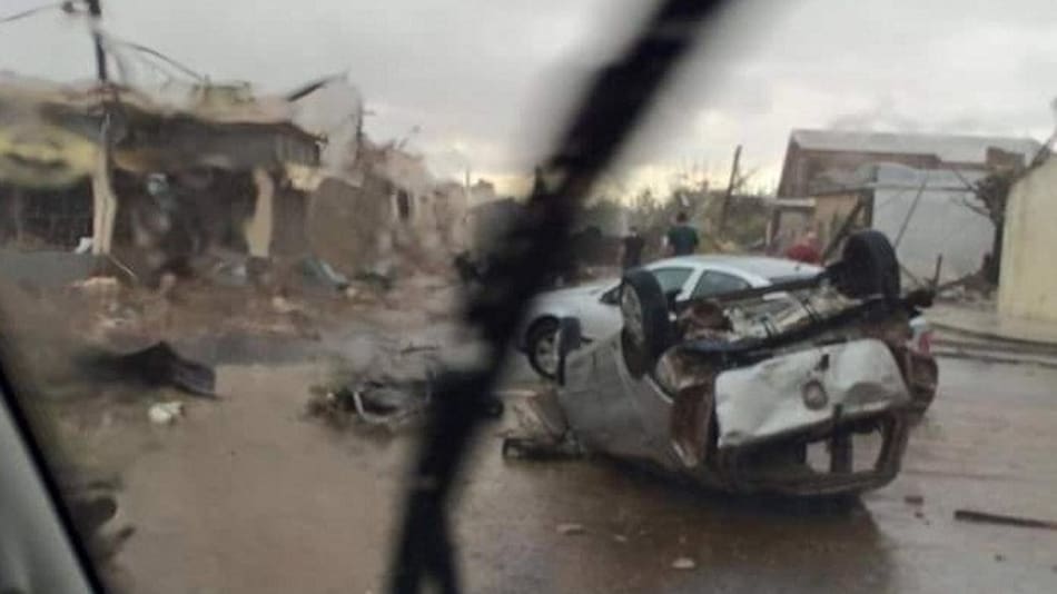 Tornado en Uruguay