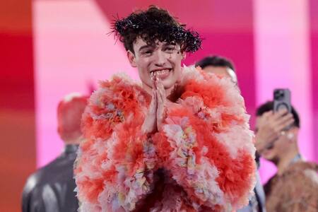 Nemo Mettler, el ganador de Eurovisión 2024. Foto: Reuters.