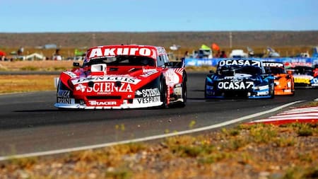 Juan Catalán Magni; ganador del Turismo Carretera en Neuquén. Foto: NA.
