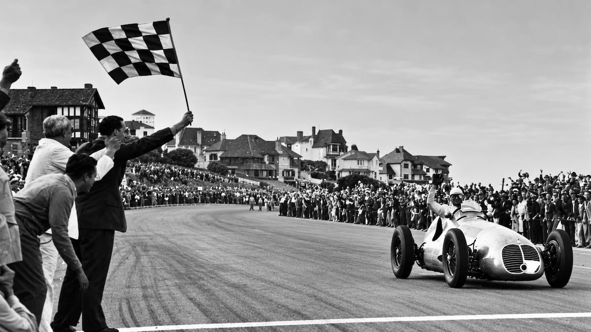 Fangio en Mar del Plata