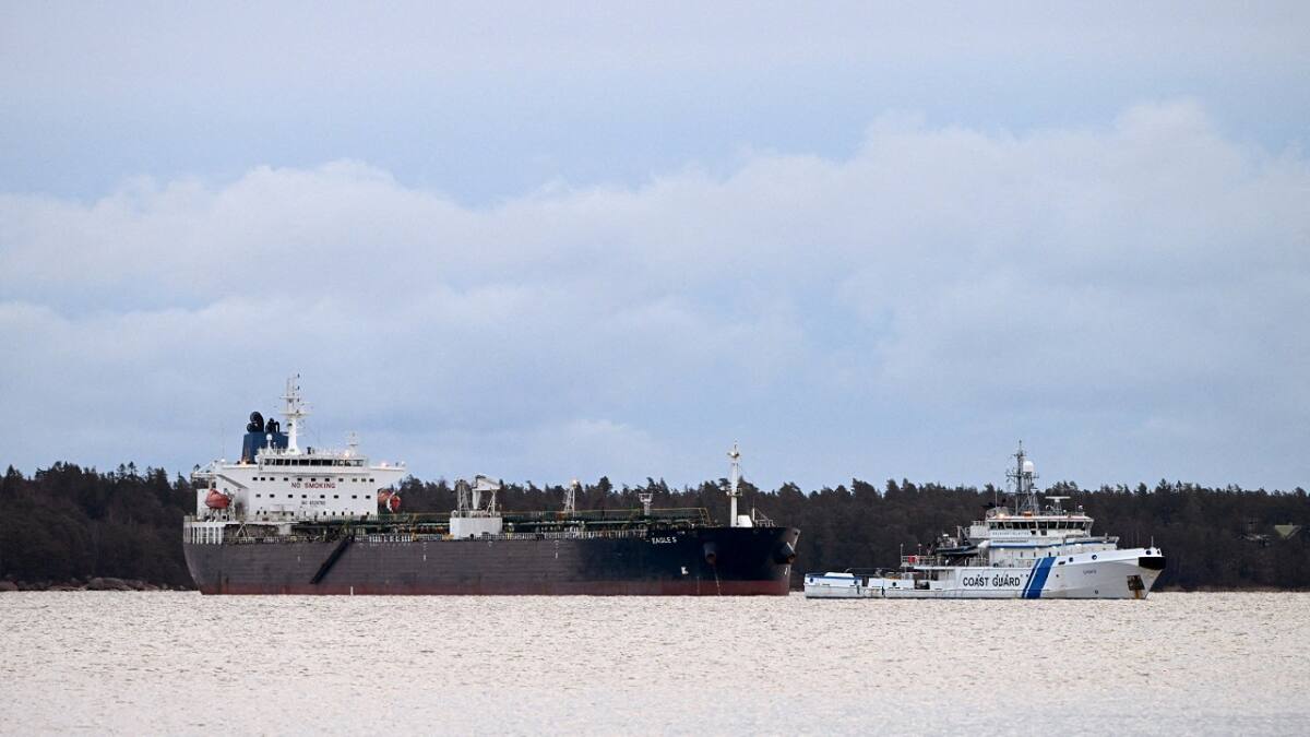 El buque petrolero Eagle S. Foto: Reuters (Jussi Nukari).