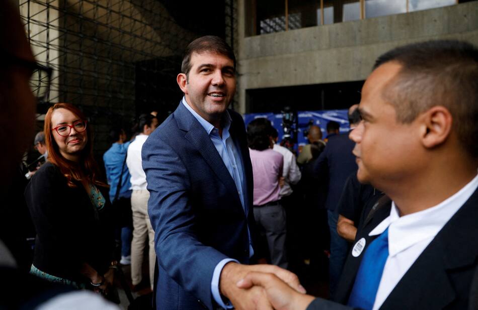 Carlos Prosperi, candidato del partido Acción Democrática, en Venezuela. Foto: Reuters.