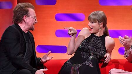 Taylor Swift y Bono. Fuente: X